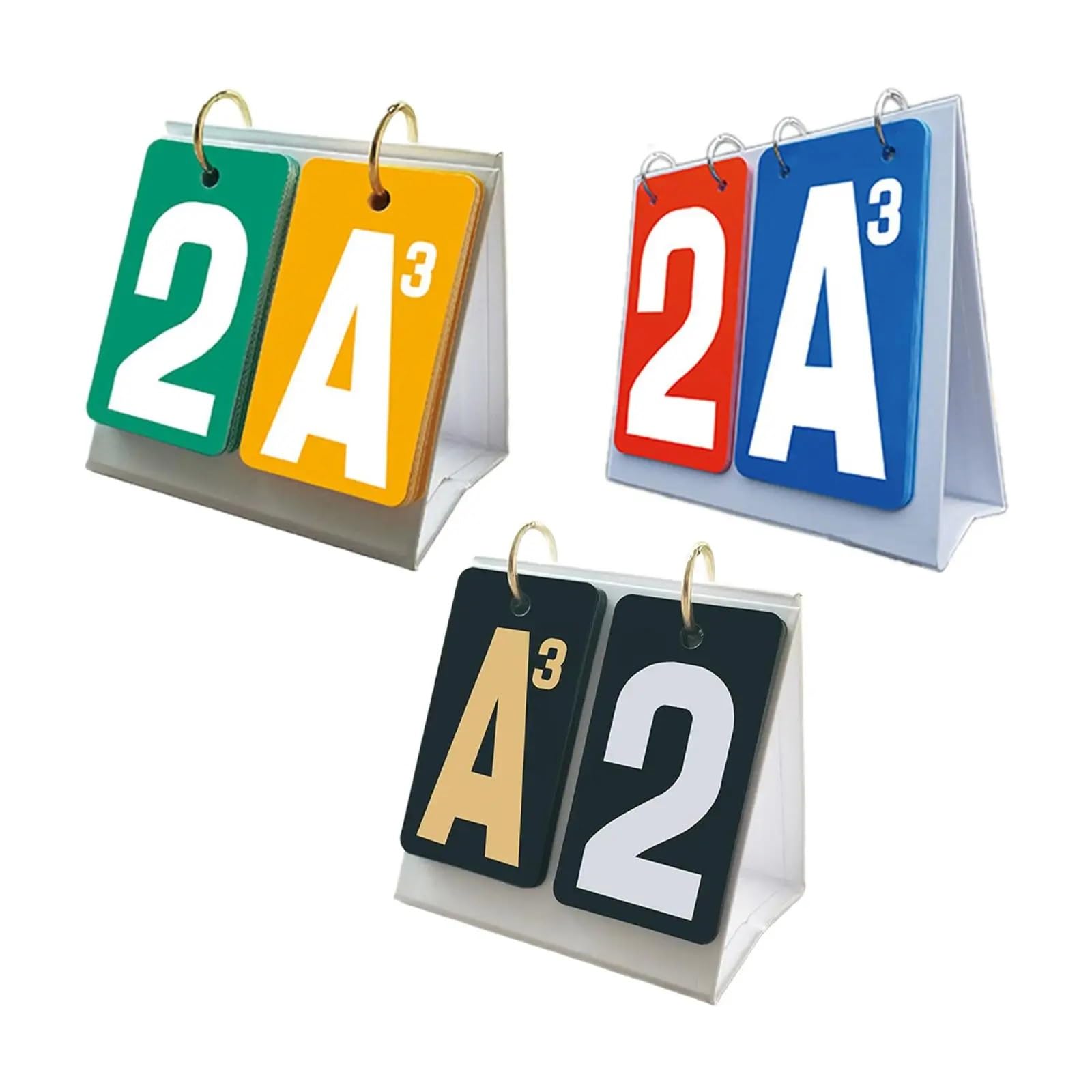 Scoreboard Flip Scoreboard, Punktezähler for Kartennummern Professionelle manuelle Score Flip Cards, Score Flipper,Anzeigetafel