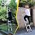 Telescoping Ladder 8.5 FT Aluminum Lightweight Extension Ladder with Hook,Heavy Duty 330lbs Max Capacity, Multi-Purpose Collapsible Ladder for RV or Outdoor Work,Telescopic Ladder (H:8.5 FT)