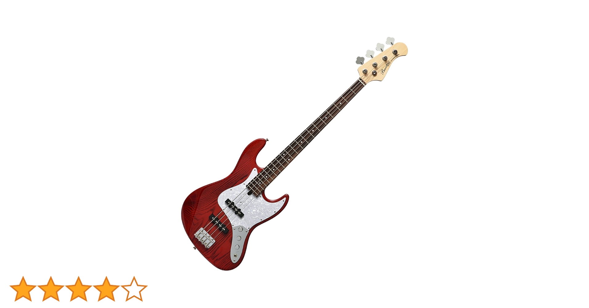 Bacchus WJB　ASH　シースルーレッド　ベース　バッカス WJB-500R ASH STR (Bacchus)