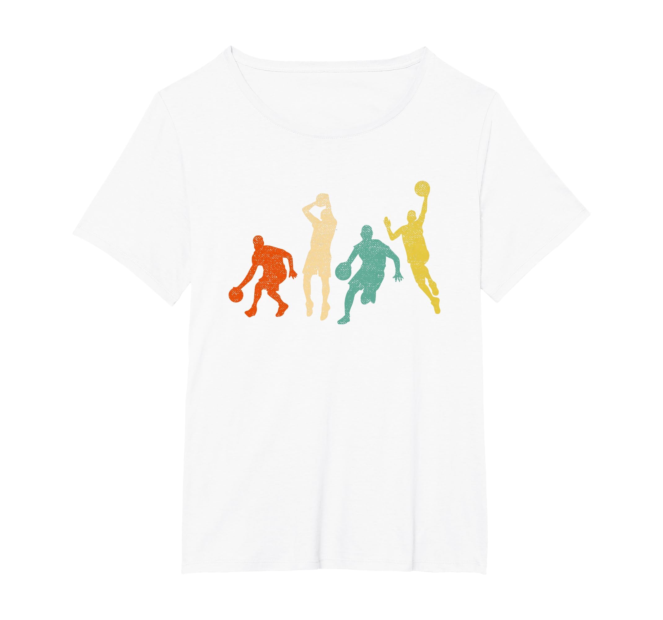 Vintage Basketball Ball Graphic Design Basketball Fan Player T-Shirt