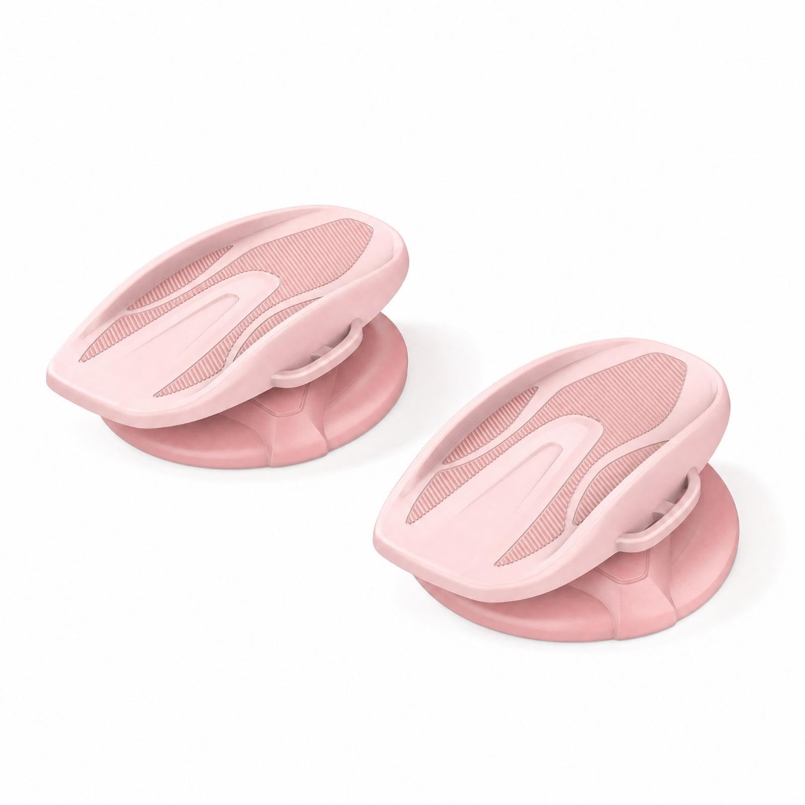 Waist Rotating Disc with Separate Bases Low-Noise Split Waist Disc Anti-Slip for Adults, Home Gym, Office Pink Pair-picture-26