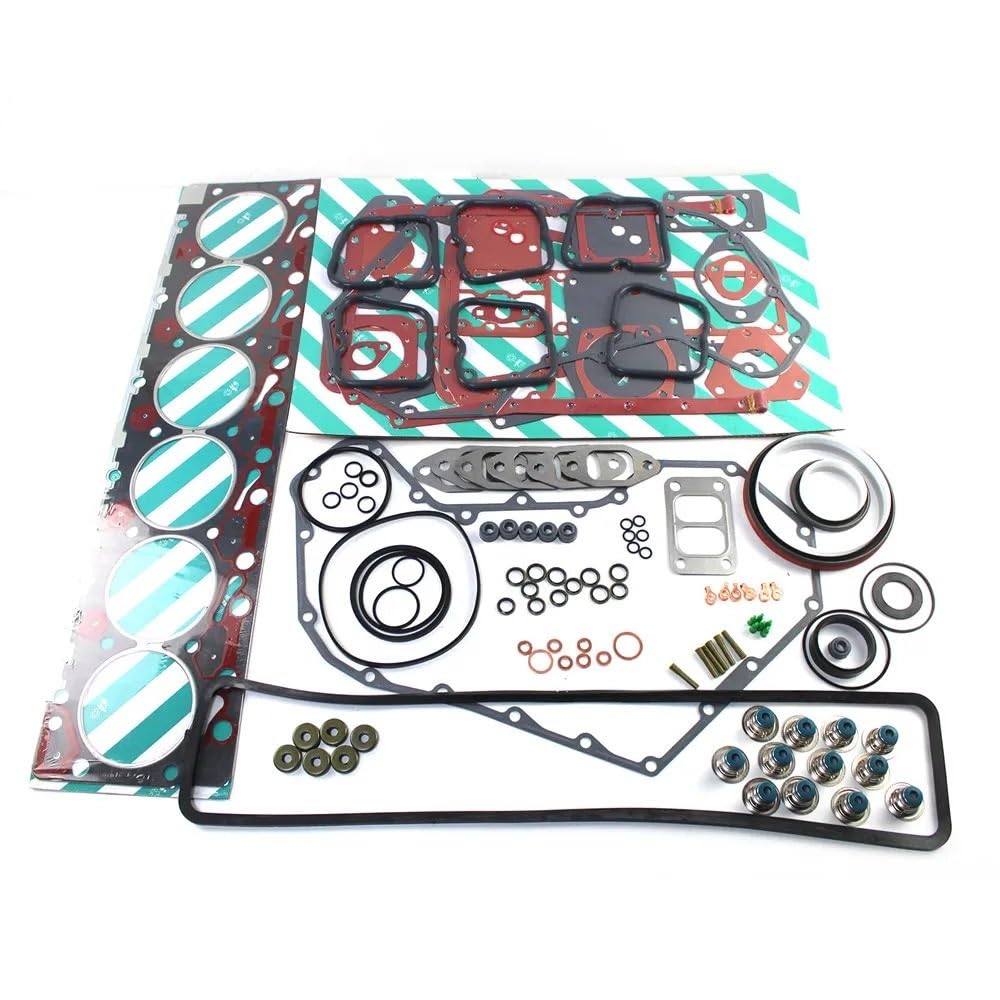 6B 6BT 6BTA 5.9L 12v Juego completo de juntas for camioneta y apto for piezas de repuesto de excavadora de motor,