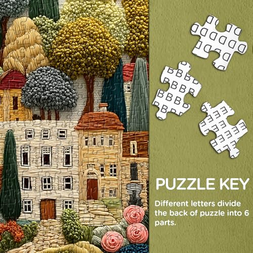 Puzzle de Encaje Embroidery Village 3+ Anos miniatura 3
