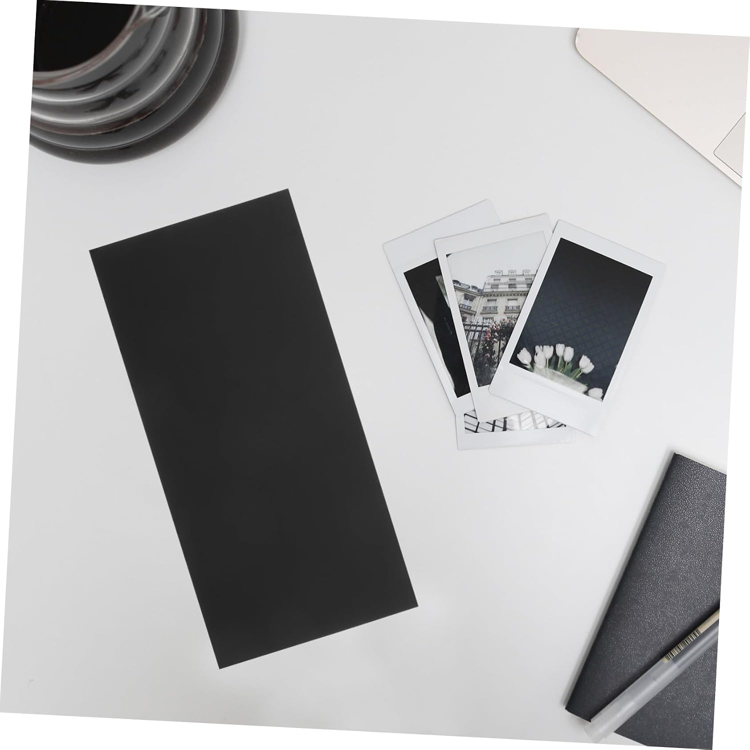 Zerodeko Acrylic Sheet for Crafting and DIY Projects Lightweight and Versatile Material for Signs Displays and Photography Black Opaque Thick