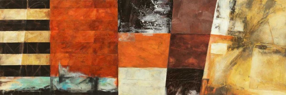 Tableau affiche sur toile encadrée Leonardo Bacci Mémento - Déco murale paysage abstrait XL