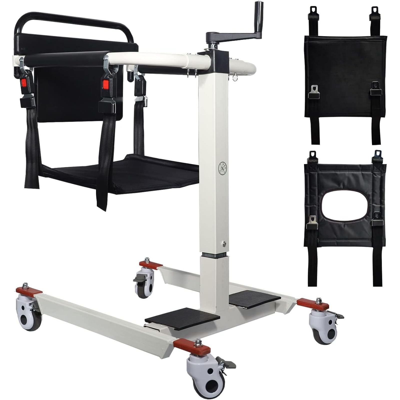Patient Lift Transfer Chair, Patient Lift for Home Portable Car Lift Transfer Lift Wheelchair Transfer Lift Aid for Disabled and Elderly Nursing Bedside Commode Transport Chair (New)