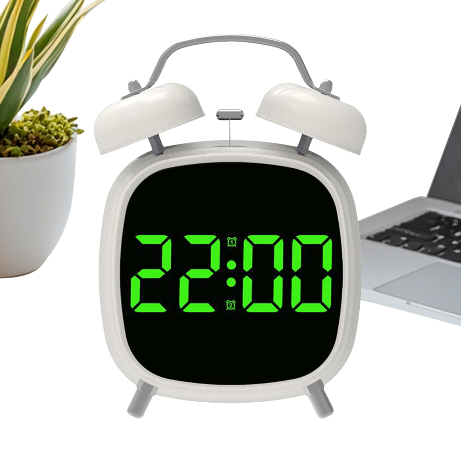 Réveil gros dormeurs avec alarme puissante et minuteur de précision LED