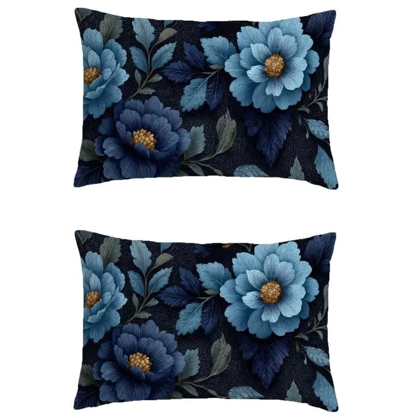 Housse de coussin 50x90cm lin impermeable pour le jardin