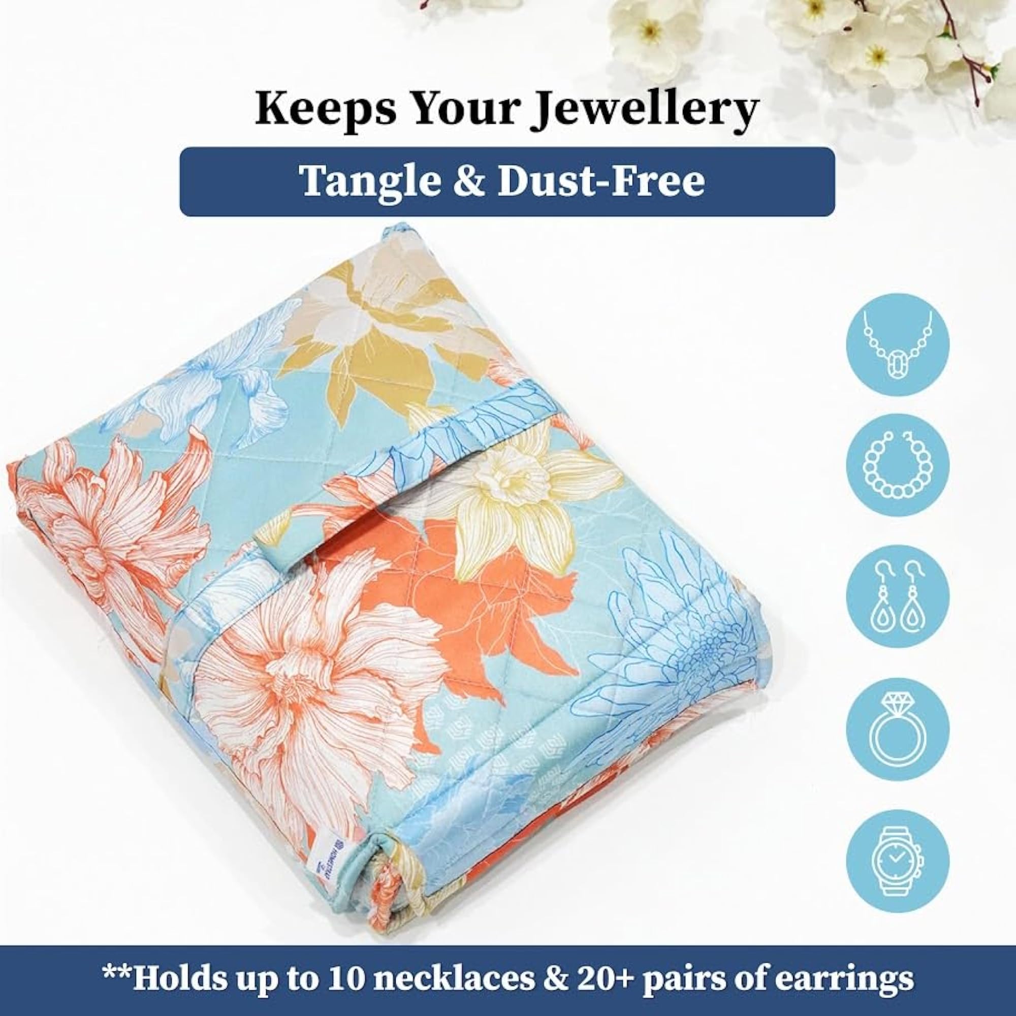 Foldable Jewellery & Accessory Organizer