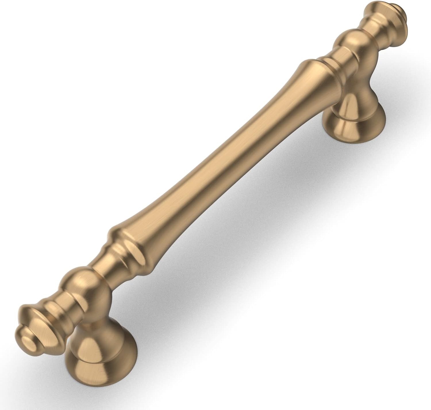 Amerdeco 10 Pack Champagne Bronze Pulls 5 Inch(128mm) Hole