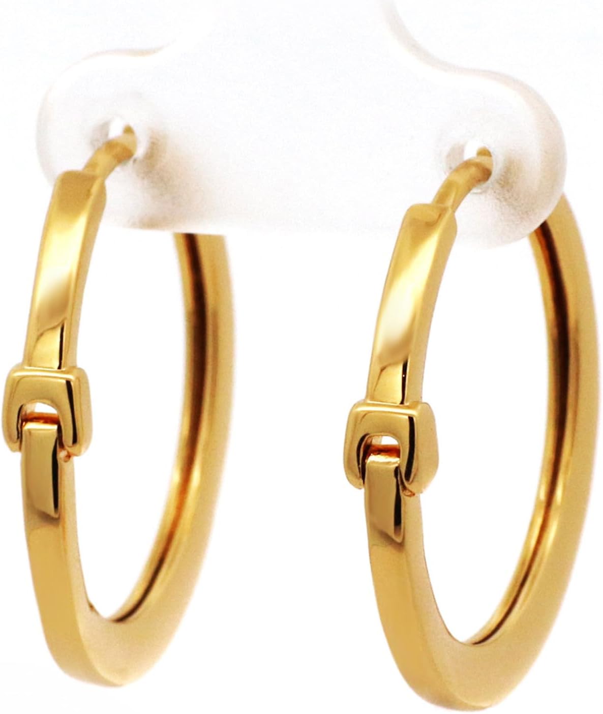 Sterling Silver Stud Earrings, 14K Gold Plated, Hypoallergenic Waterproof Fashion Earrings for Women with 0.075μm Plating - Image 7