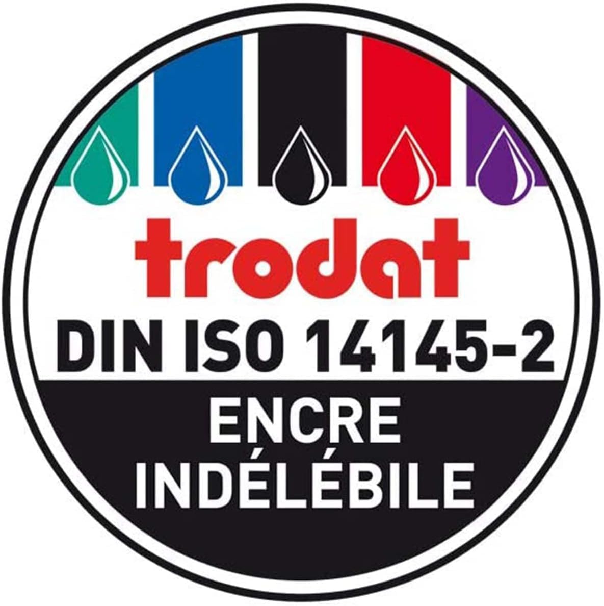 Trodat Printy 4913T Pieczątka, Czarny, Pięć Linii