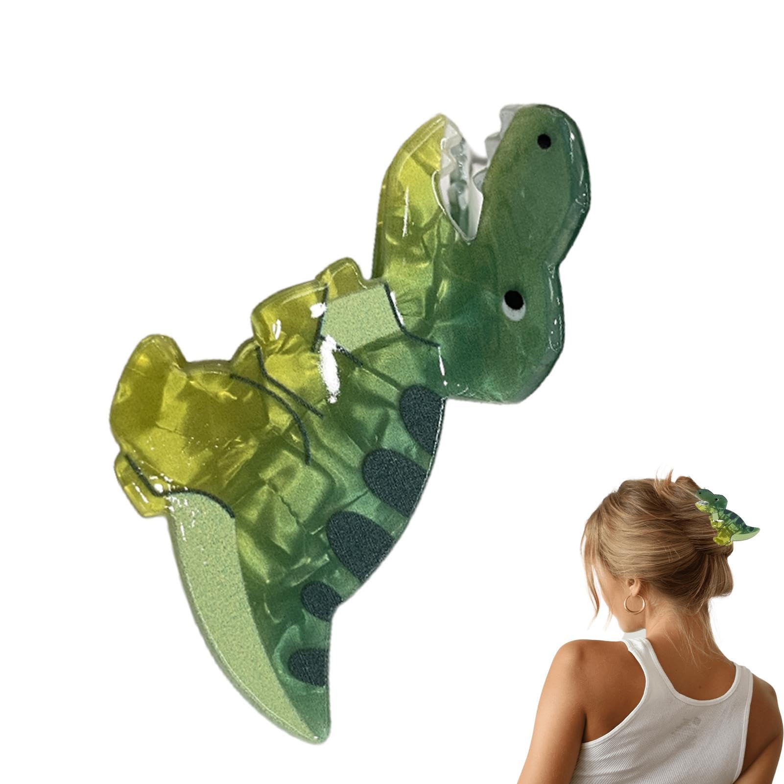 10 Stück Dinosaurier-Haarspangen – Niedliche Tier-Motive, Für Mädchen & Frauen, In 5 Farben, 3,8x5,5 Cm