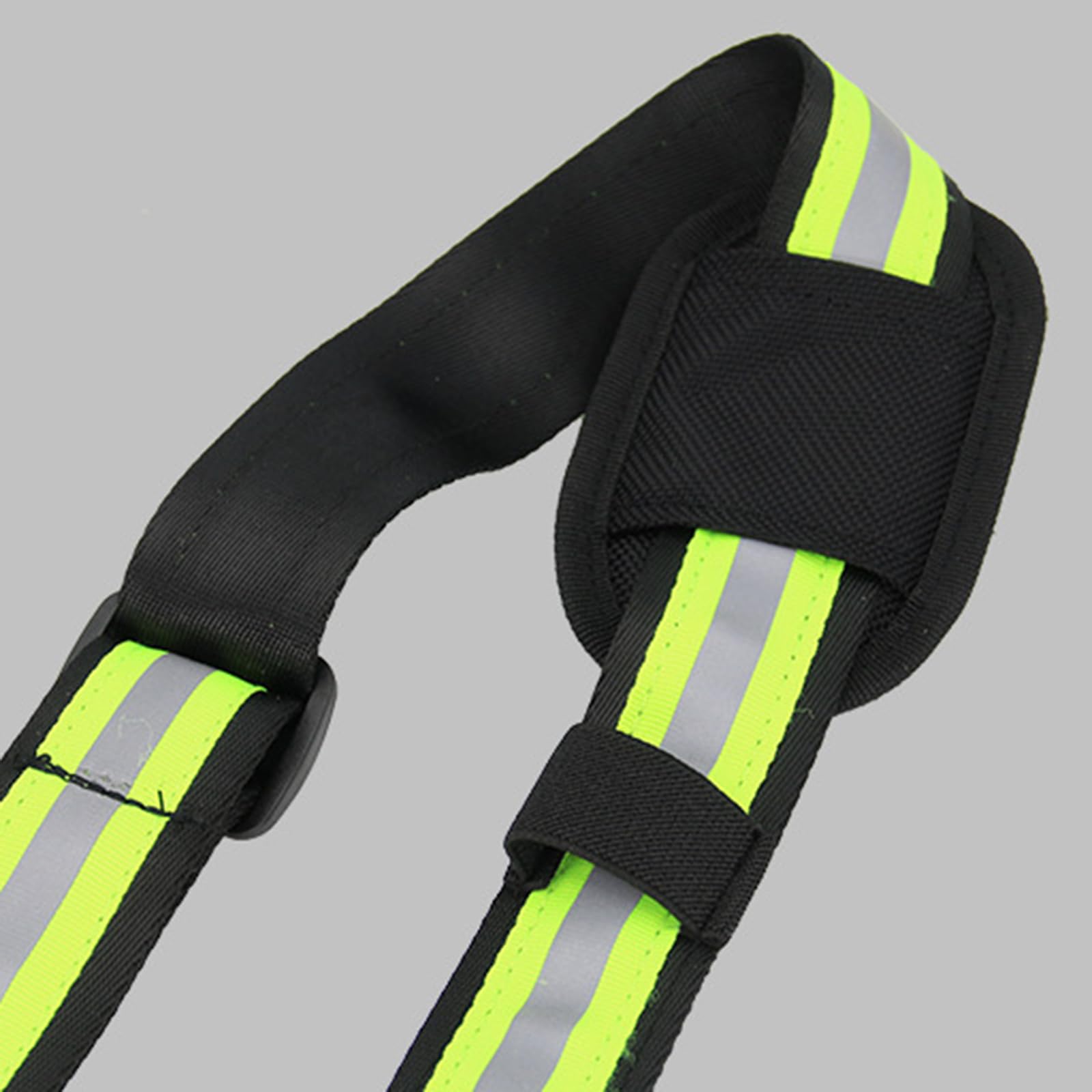 Tracolla radio ad alta visibilità con struttura in nylon rinforzato, ergonomica, regolabile, per gli appassionati di attività all'aperto, tracolla regolabile in nylon