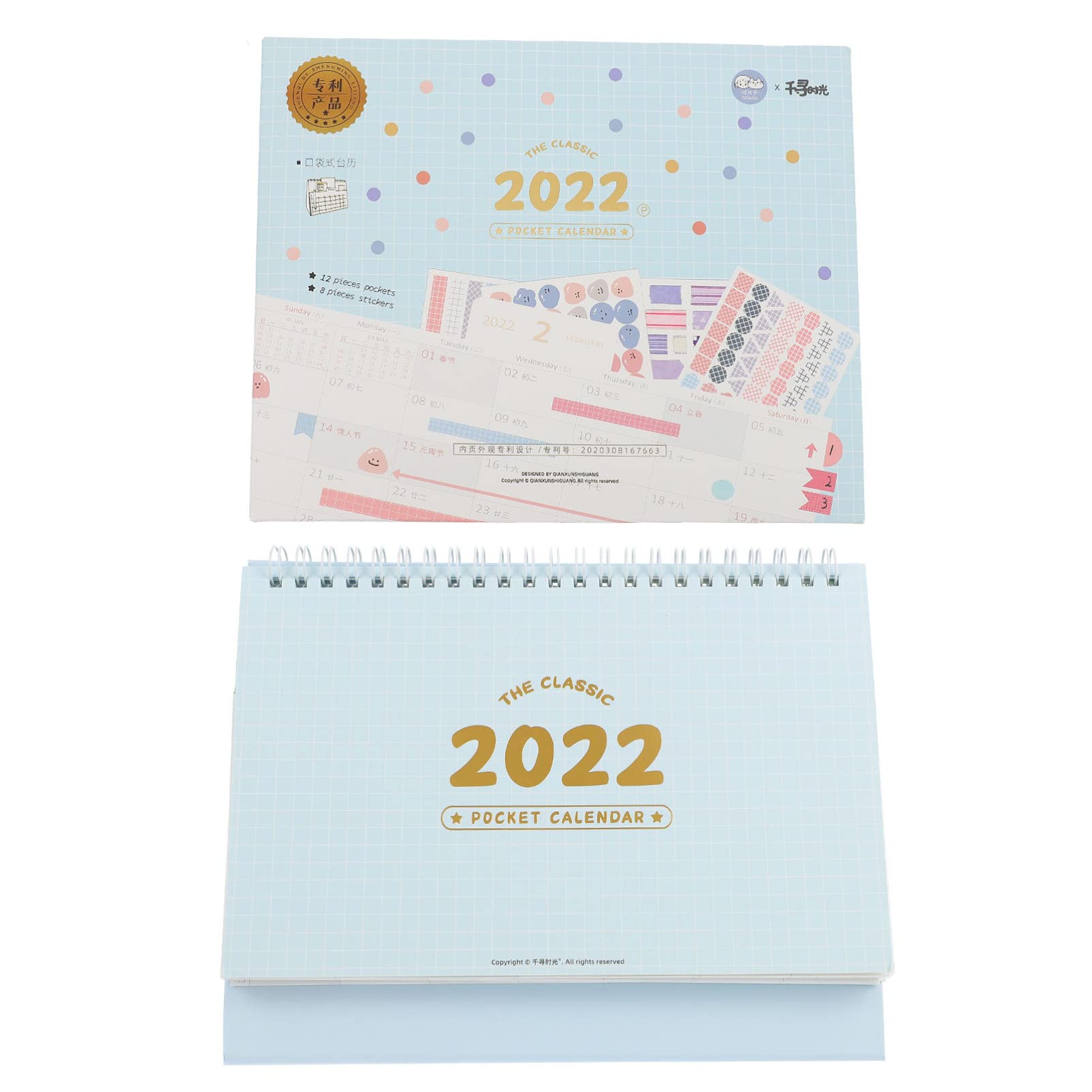 6 set 2022 Calendario da tavolo tascabile semplice 2022 Calendario Planner Giornaliero Calendario a fogli mobili Stand up Planner Calendario Agenda Calendario 2022 Calendario a fogli mobili da tavolo