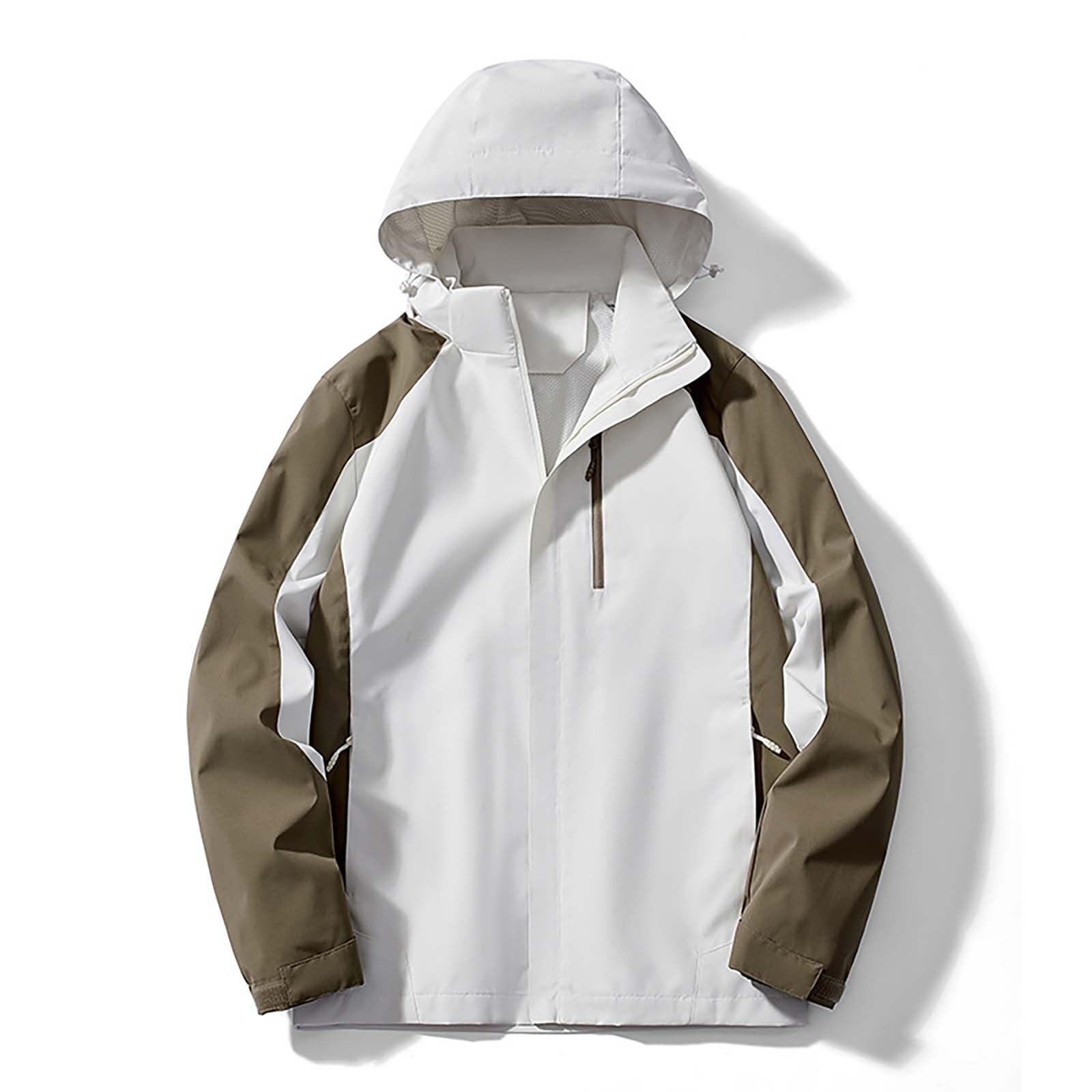 Giacche da trekking impermeabili da uomo lunghe impermeabili con cappuccio antipioggia/giacca da arrampicata giacca da alpinismo all'aperto cappotti antivento leggeri cappotto da trekking sottile