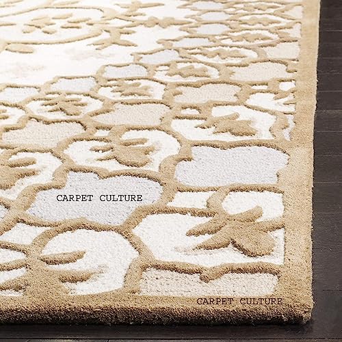 Image of Carpet Mahal Handmade Handwoven Tufted Made of 100% Soft Blended Wool Export Quality Carpets with 1 Inch Thickness (12x15 Feet) Color Multi