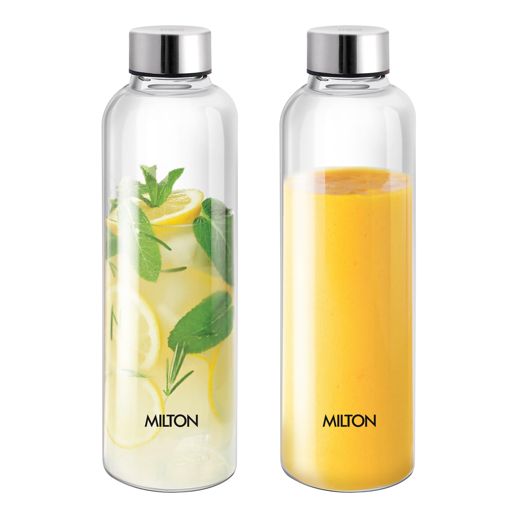 MILTON Costa 1000 Pet water bottle 1 ltr each with Stainless Steel Lid, Leak proof, BPA Free, Reusable Water bottle for fridge, Office, School, set of 2-image-24