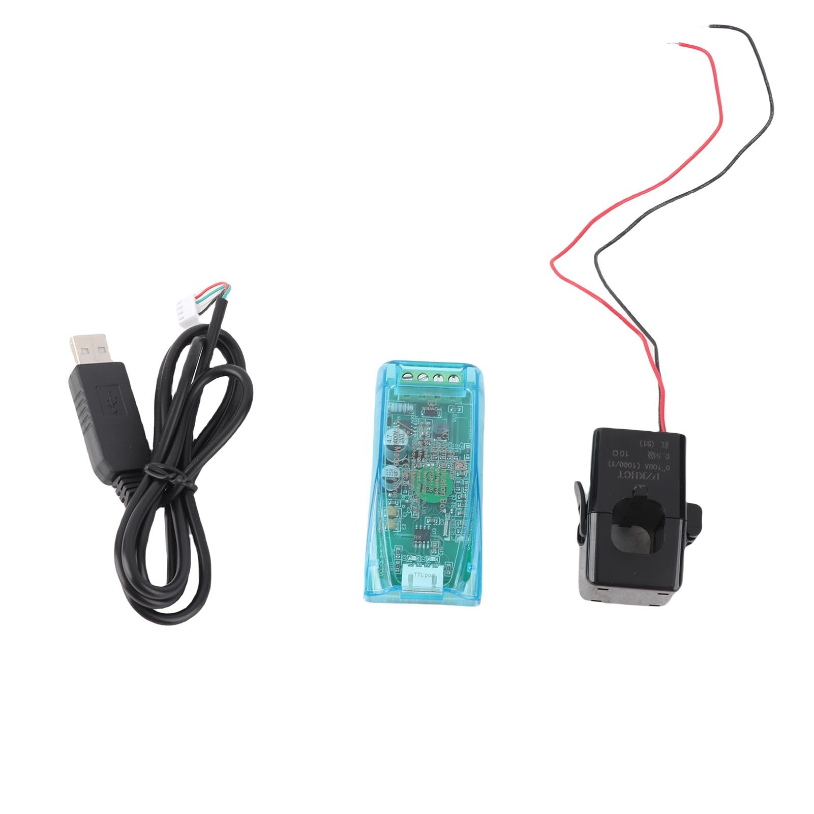 Walfront Voltage Current Power Frequency Energy Monitor, Pzem-004T Communication Module With Housing, Pc Software, Mutual Inductor (100A+Ct) - Smart Power Measurement Tool