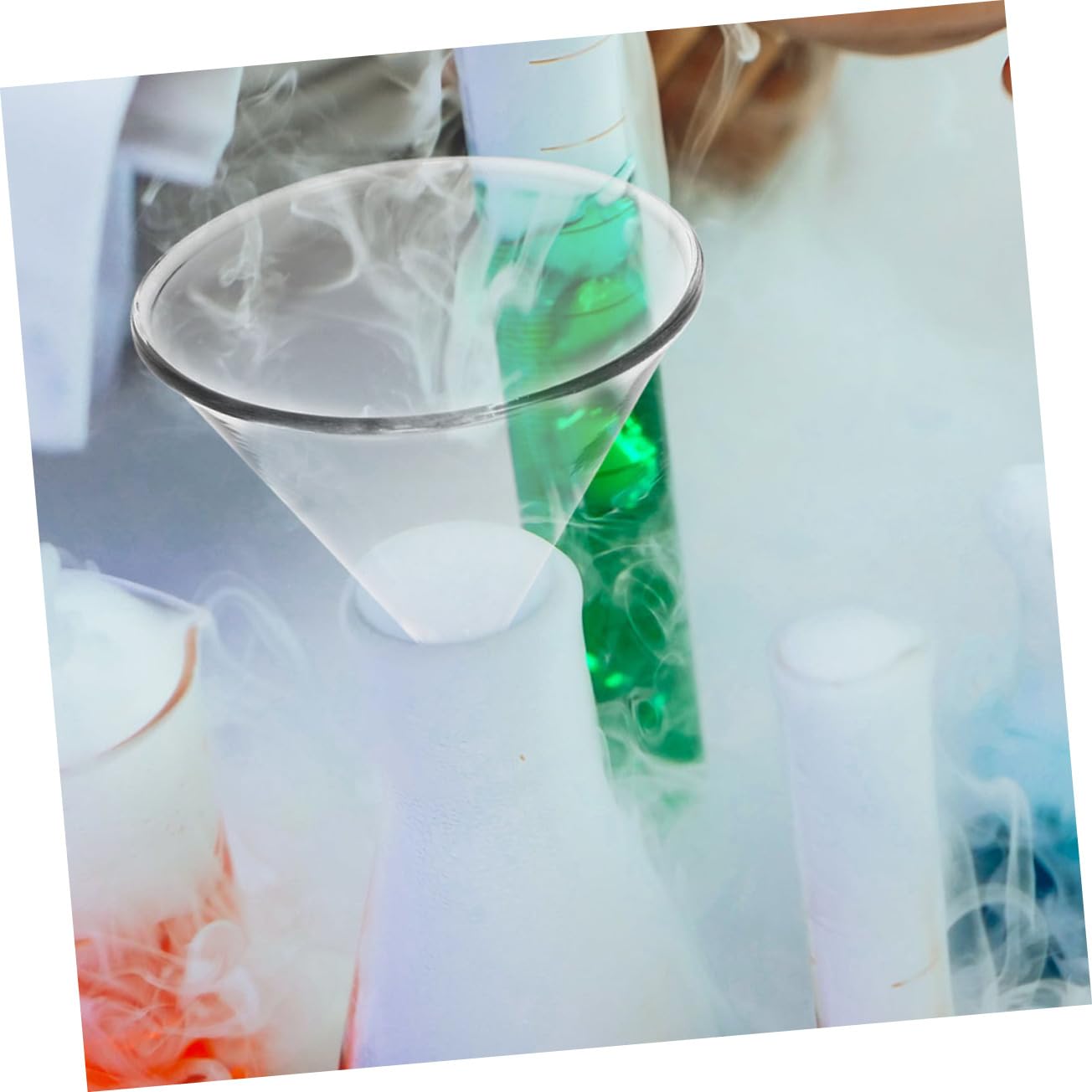 Gatuida 15stücke Teiliges Labor-trichter Glas Wissenschaftlicher Trichter Für Präzises Ausgießen Zum Übertragen Von Essenzen Hitzebeständig Und Tragbar