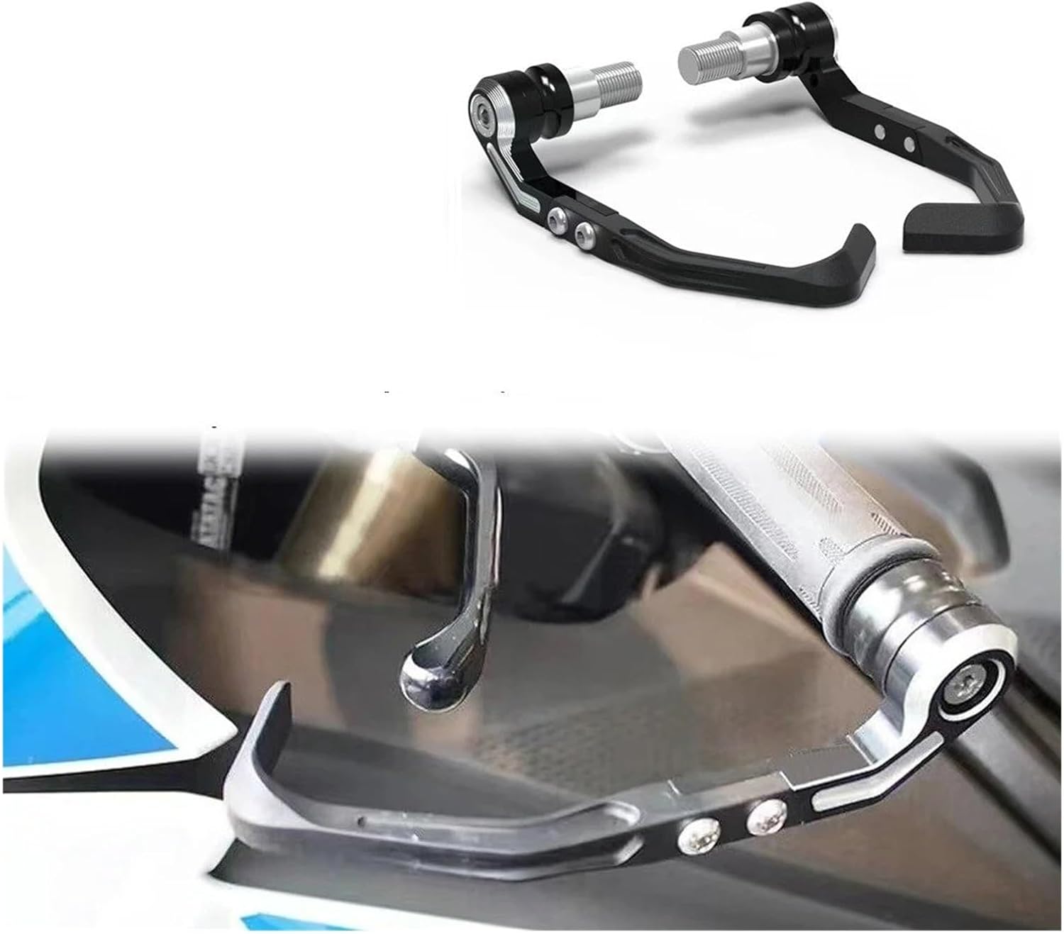 Handlebar Hand Guard Cover for GSX-R1000 for GSX-R1000R GSXR1000 for G&SX-R 1000 2017 2018 2019 2020 2021 2022 2023 Motorcycle Accessories Brake Clutch Lever Protector Kit Handshield(1)