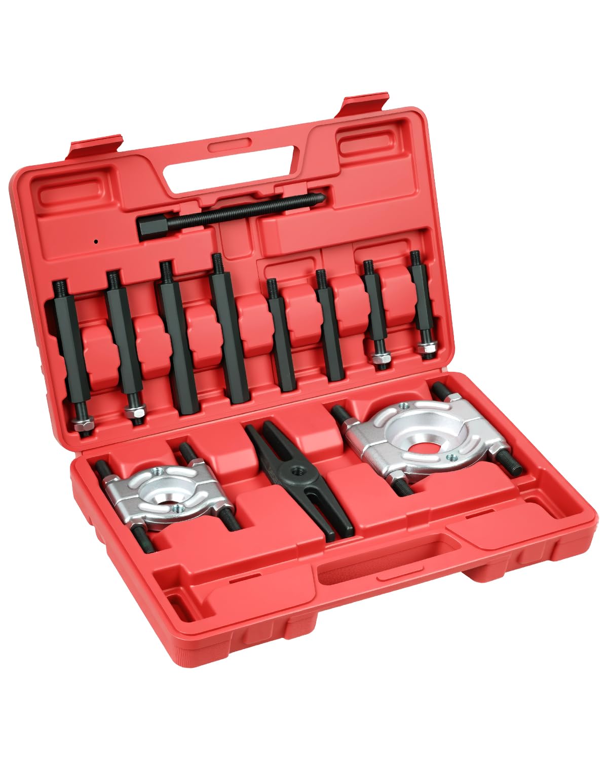 DAYUAN - Set di estrattori e separatori per cuscinetti, 12 pezzi, capacità di 5 tonnellate, kit di estrattori per cuscinetti da 5 cm e 7,6 cm