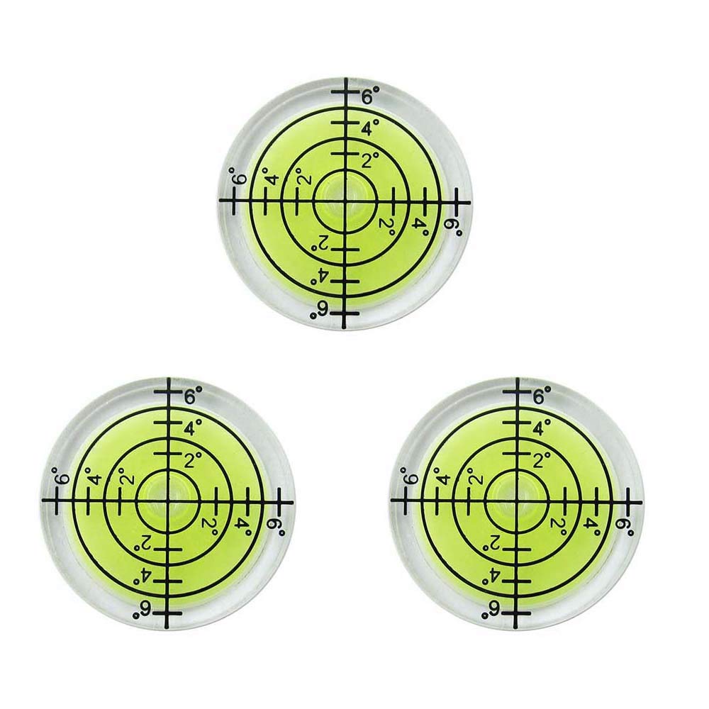 u/b3pcs 32mm Horizontal Bubble Level High Precision Environmental Bulls Eye Spirit Level