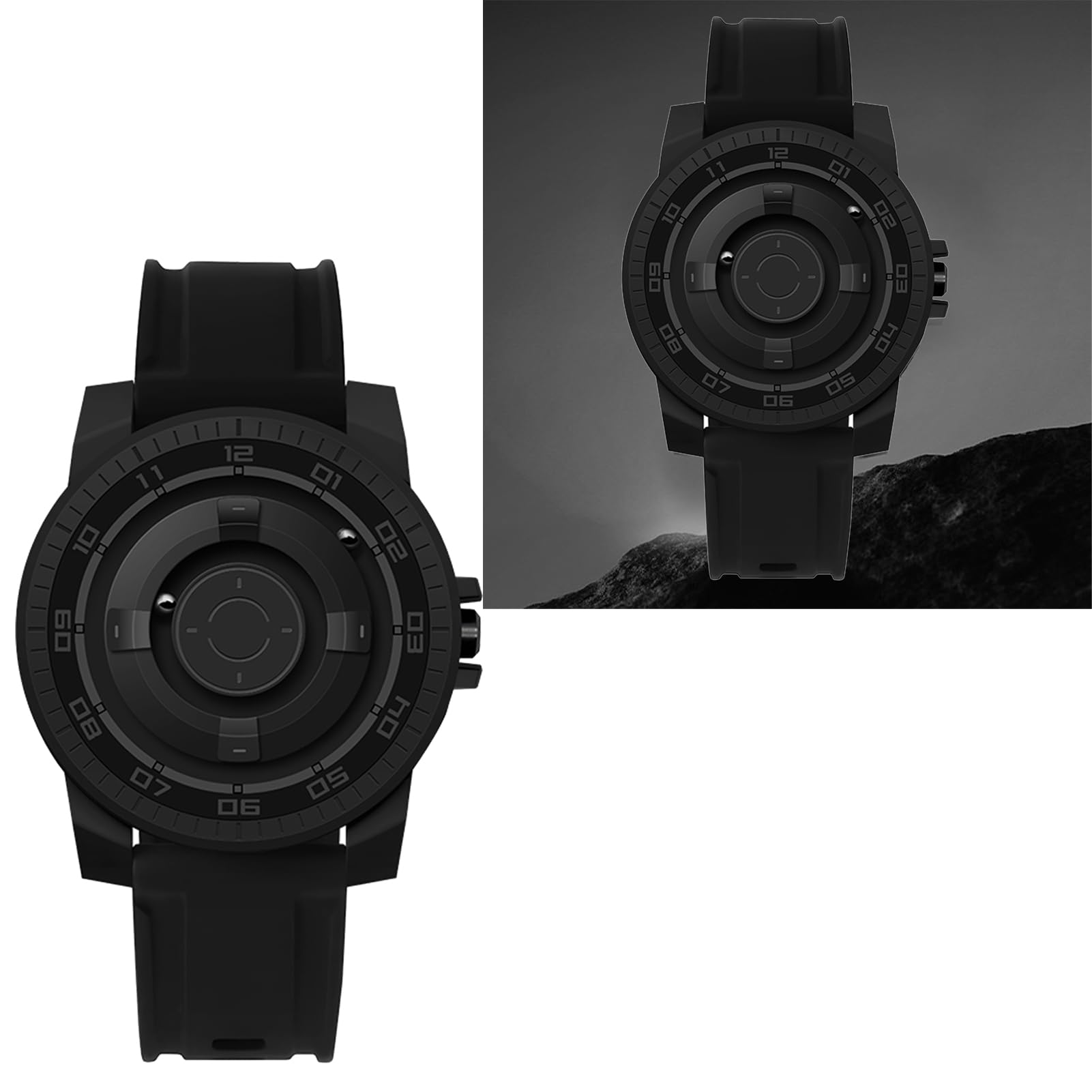 Magnetische Uhr, Coole Magnetische Aufhängungsuhr, Präzise,