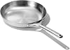 Caraway Stainless Steel Mini Fry Pan - 8 Inch Stainless Steel Frying Pan Oven Safe & Compatible with All Stovetops Non Toxic, PTFE & PFOA Free