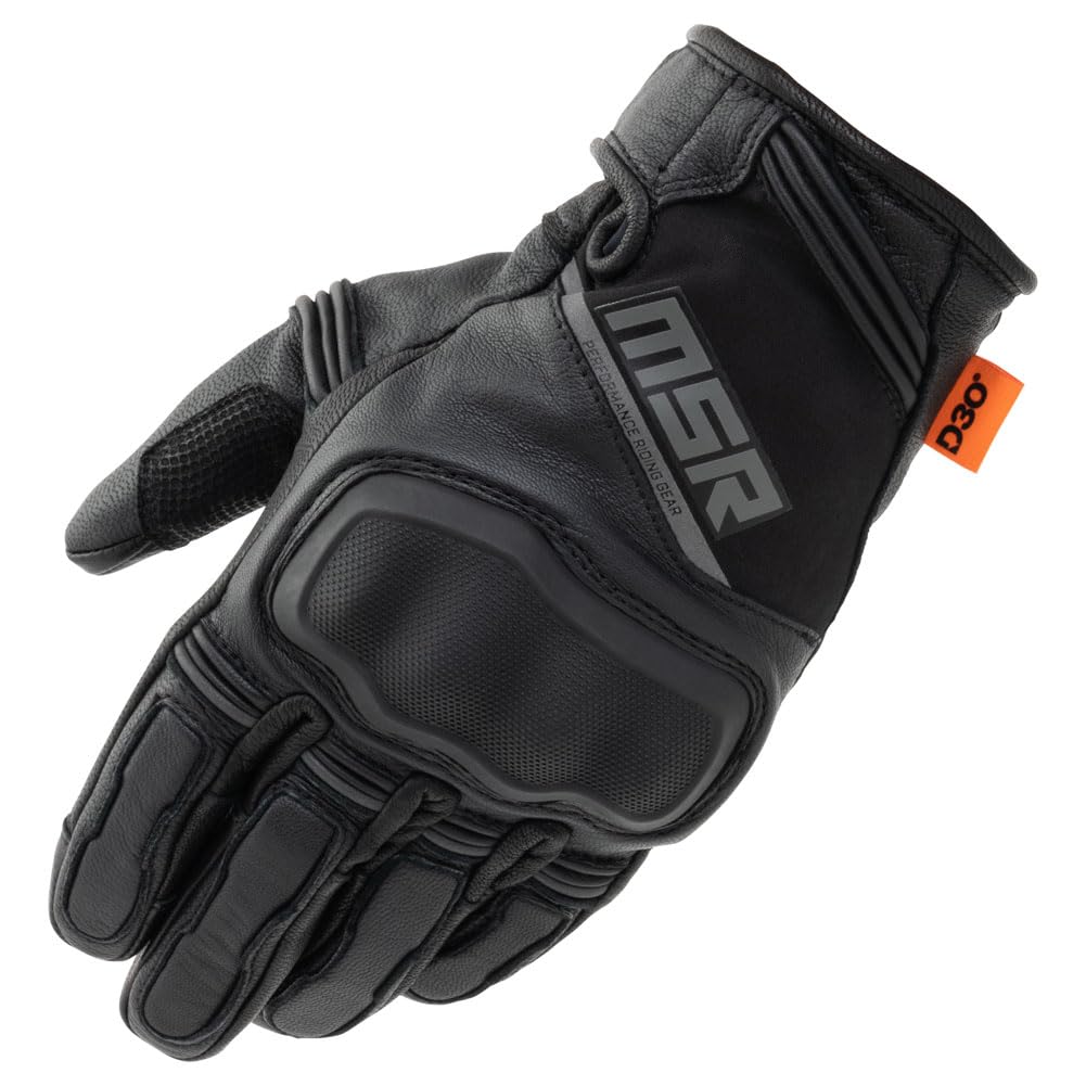 MSR Gravex Gloves w D3O Leather Adventure Street Motorcycle Glove