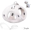 Dog Harness and Leash Set, Warm Breathable Plaid Dog Fleece Vest, Adjustable Reflective Puppy Harness for Walking, Running, Training