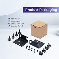 Vista 4 de Kit de montaje en rack de 19" para interruptores de 17,3 pulgadas de ancho, compatible con productos Select Buffalo Tech, Dell, Cisco, D-Link