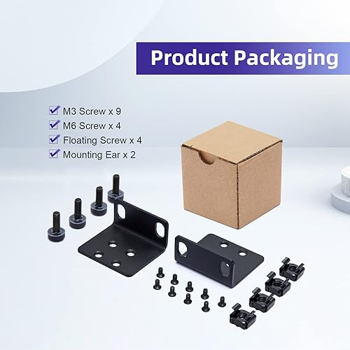 Miniatura 12 de Kit universal de montaje en rack 1U para interruptores de la serie NETGEAR (JGS/MS/RPS/SRX/XS/XSM/FS)