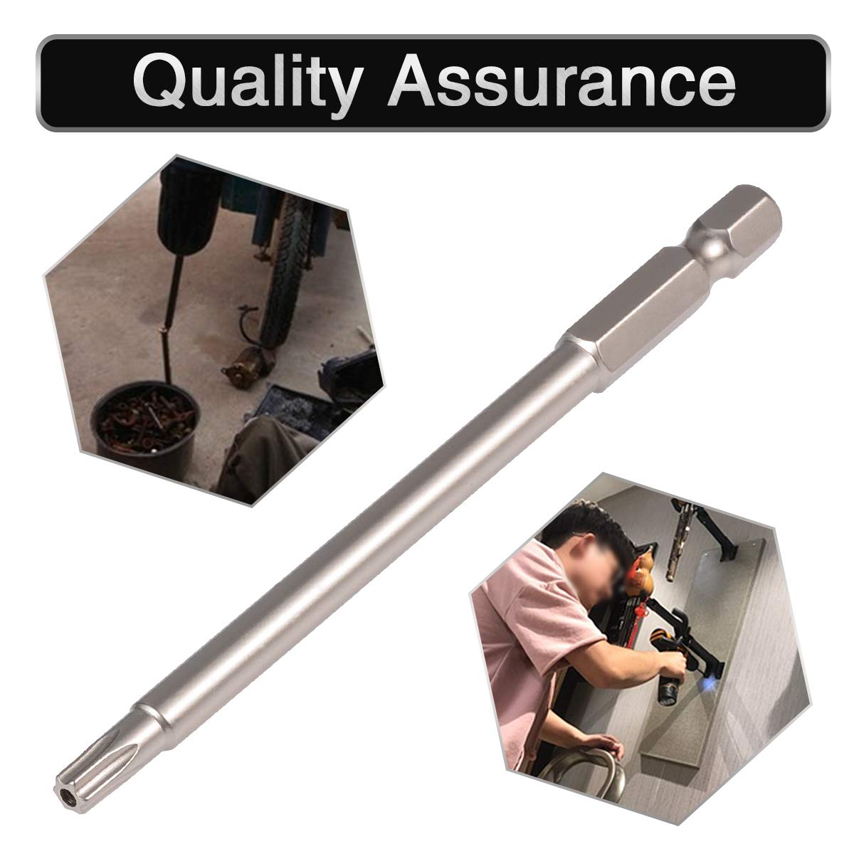 100mm 11pcs Set Torx Security Bit Set T6-T40 S2 Steel Magnetic - View #8