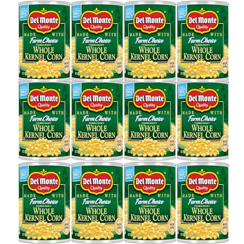 Del Monte Canned Fresh Cut Whole Golden Sweet Kernel Corn, 15.25 Ounce...