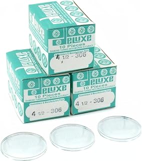 FindingKing 30 Plastic Watch Crystals Watchmakers Dome Parts 30.6mm
