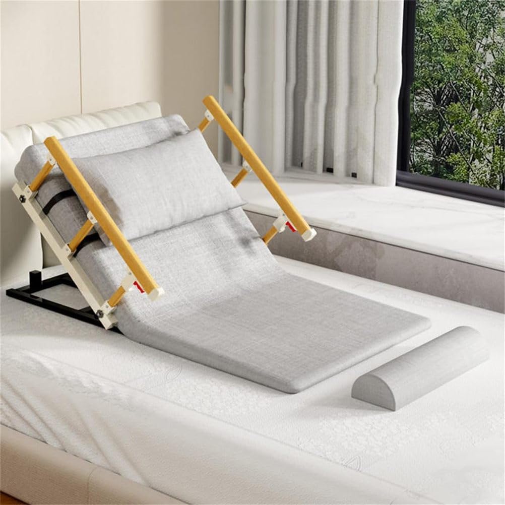 Sollevatore Elettrico Per Letto Con Telecomando,Ausilio Per Il Sollevamento Del Letto Per Anziani Regolabile Da 2 A 80°,Capacità Di Carico Di 330 Libbre E Sponda Di Sicurezza,S 75cm gray