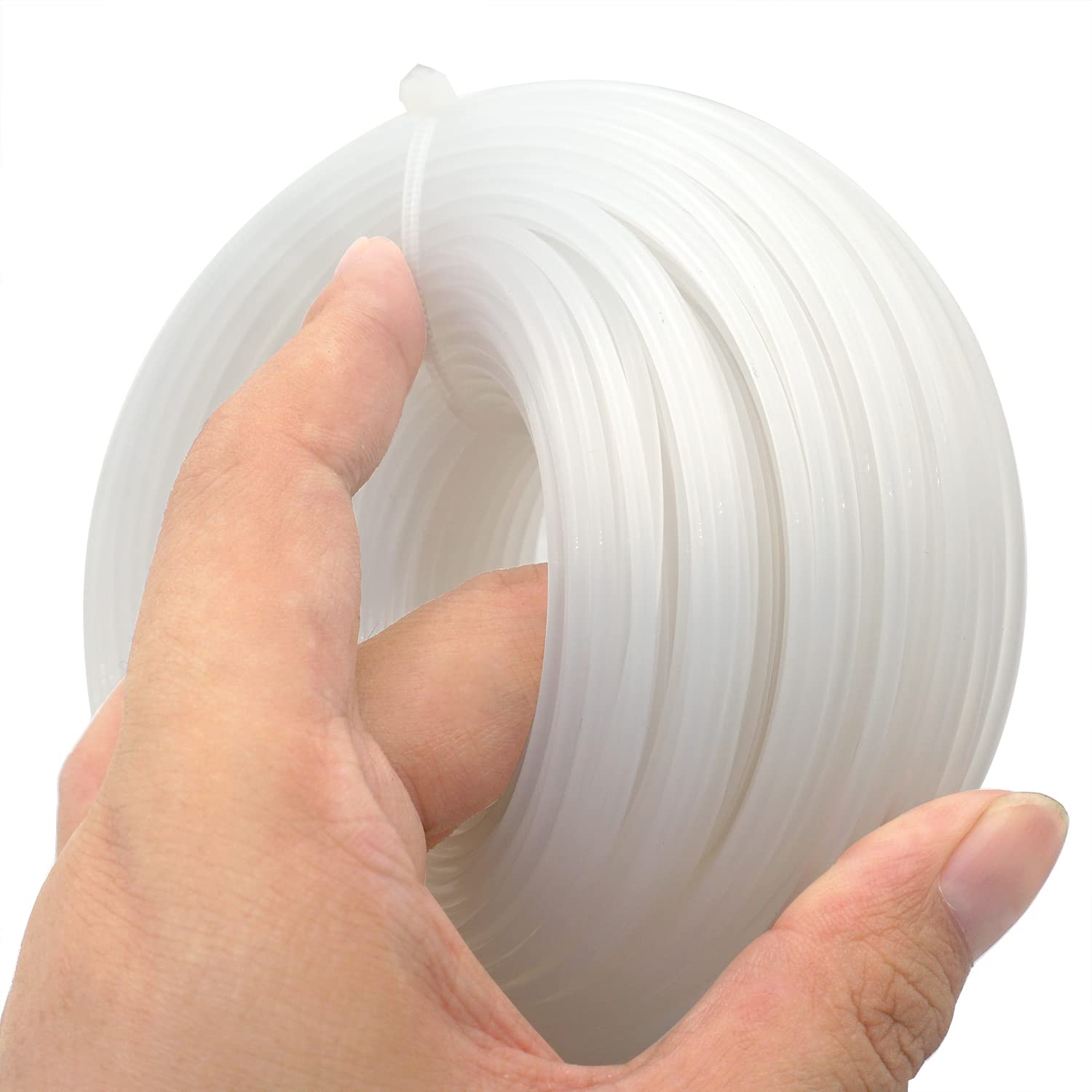Filo di taglio rotondo da 2,4 mm per tagliabordi, in nylon, 49 m