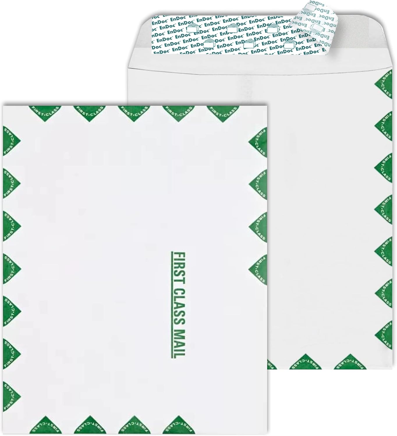 EnDoc 10x13 Tyvek First Class Mailer Envelopes 15 Count