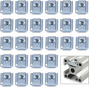 Profilo In Alluminio Quadrato Con Guida – 20x20x2 Mm - Grezzo - 200 Cm - Foto 6