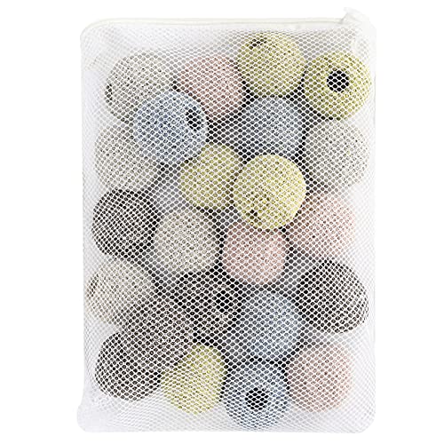 Akozon Peso Neto 500G Bolas de Filtro de Pecera Bolas Biológicas de Cerámica para Filtración de Acuario de Pecera Peso Neto 500G