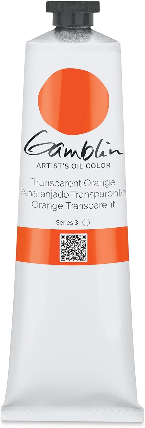 Gamblin Artist Oil Color - Transparent Orange - 150 ml Tube