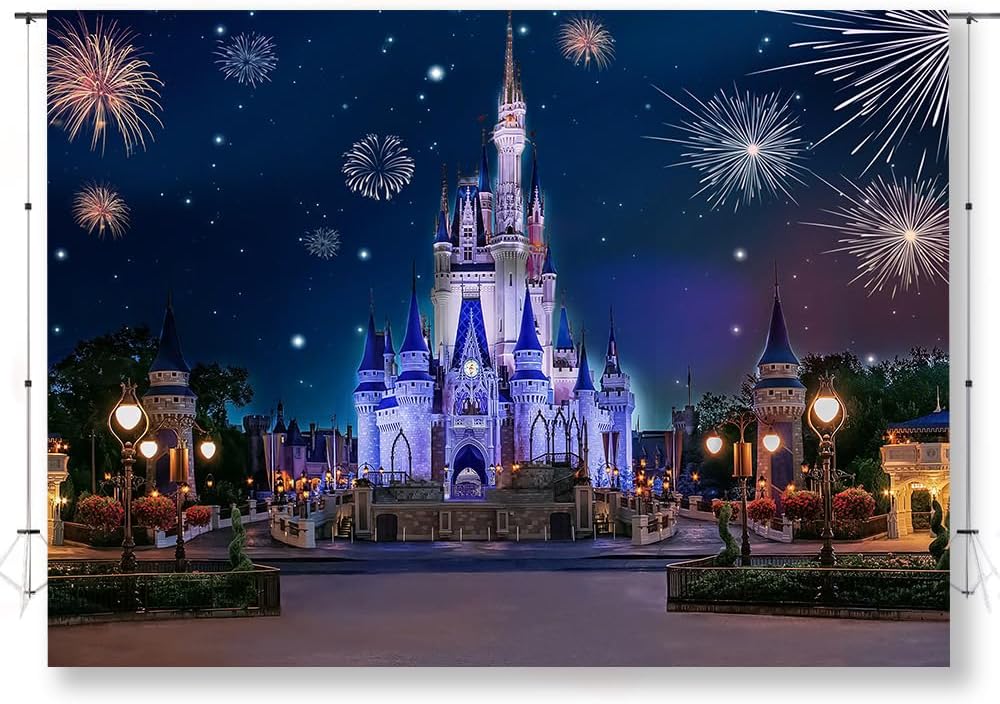 8x6ft Princess Dream Castle Photo Backdrop
