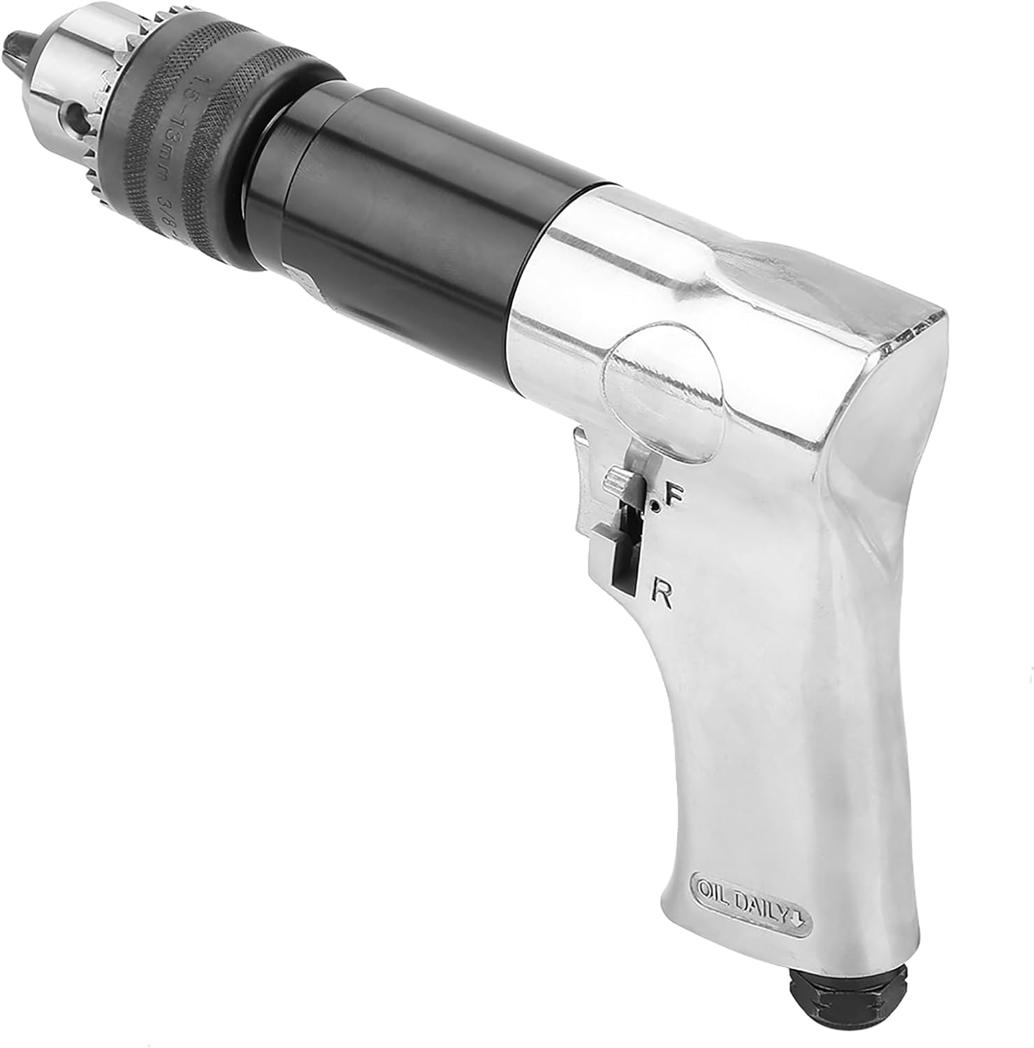Reversible Air Drill, Reversible Composite Drill Air Tool, Air Impact Wrench with Side Handle for Auto Repair, Tire Shop