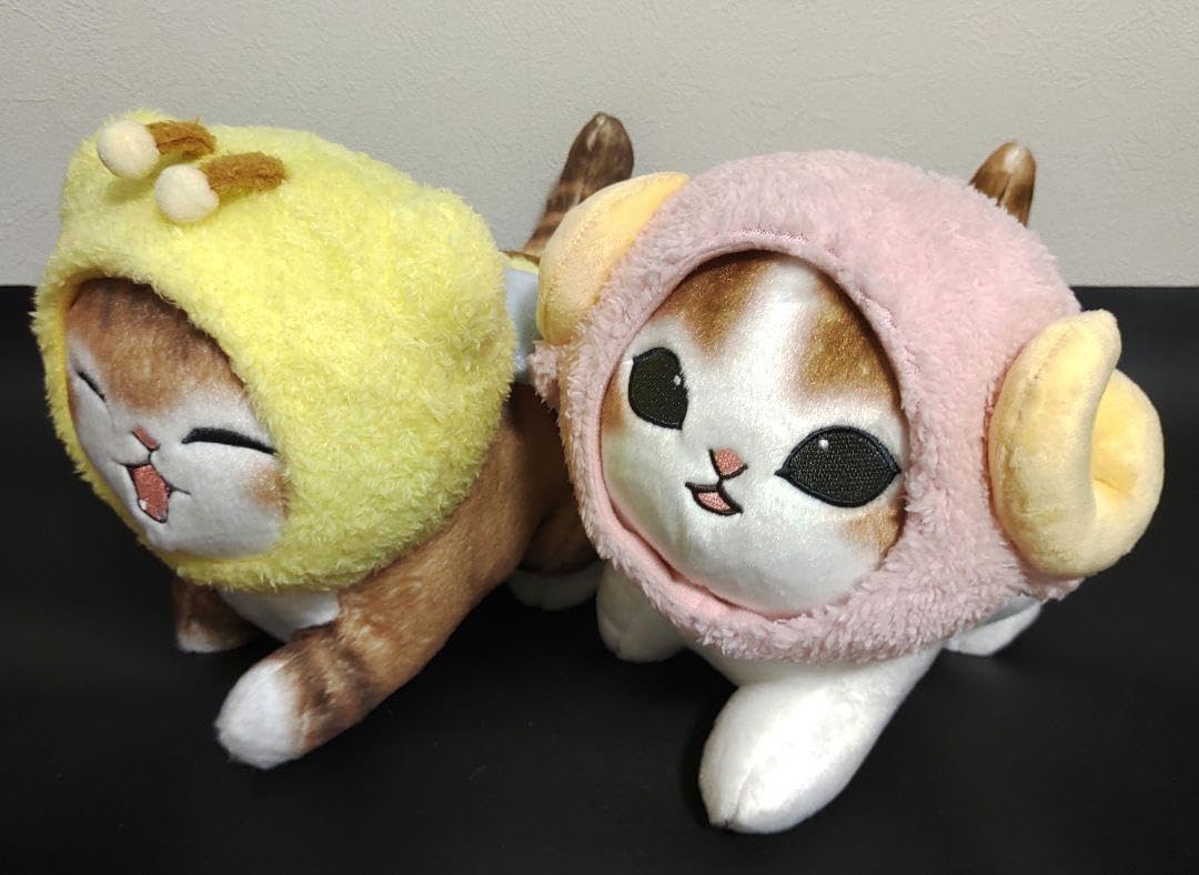 モフサンド　ぬいぐるみ　ひつじにゃん　ミツバチにゃん SNSで大人気『mofusand』よりミツバチにゃんが再登場
