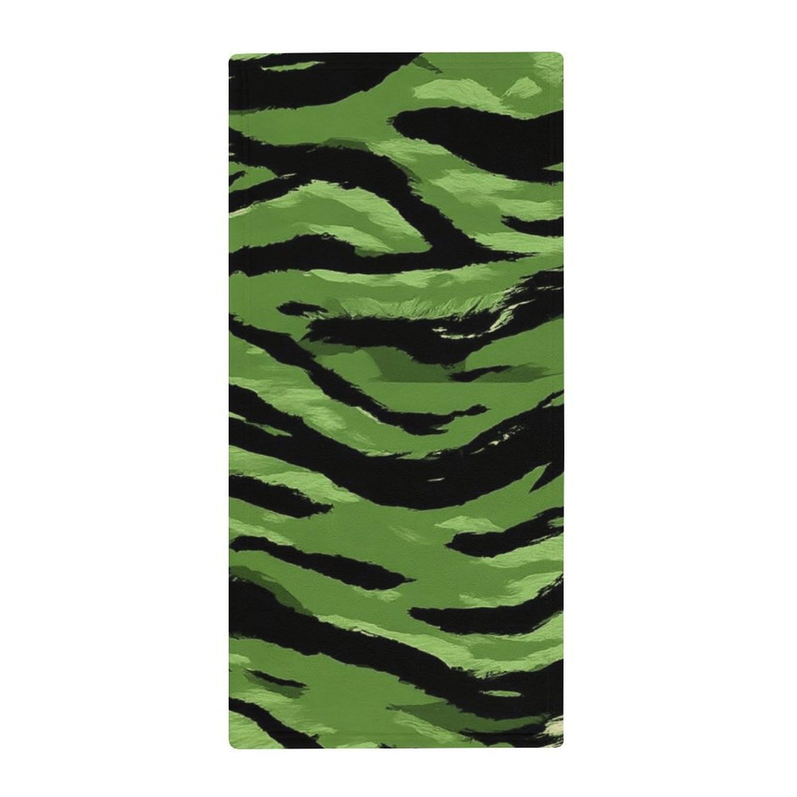 Anceky Luxury Gym Towels for Face & Body, Vietnam Tiger Stripe Camo Absorbent Quick-Dry Towels, Spa & Yoga Approved