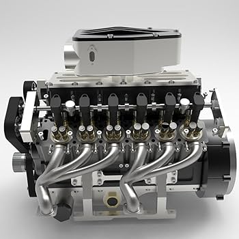 Amazon.com: XMBRICDIYY GS-V12 Engine Model That Runs, 72cc