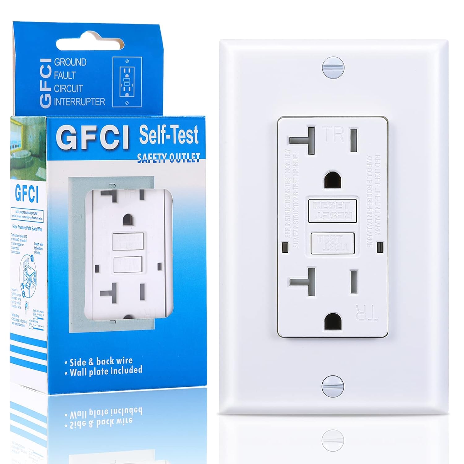 GFCI Outlet - Tamper Resistant & LED Indicator -11 GFCI Outlet - Tamper Resistant & LED Indicator -11