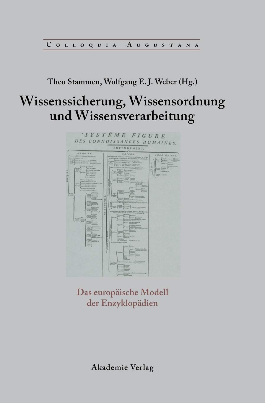 Wissenssicherung, Wissensordnung und Wissensverarbeitung: Das europäische Modell der Enzyklopädien (Colloquia Augustana, 18, Band 18)
