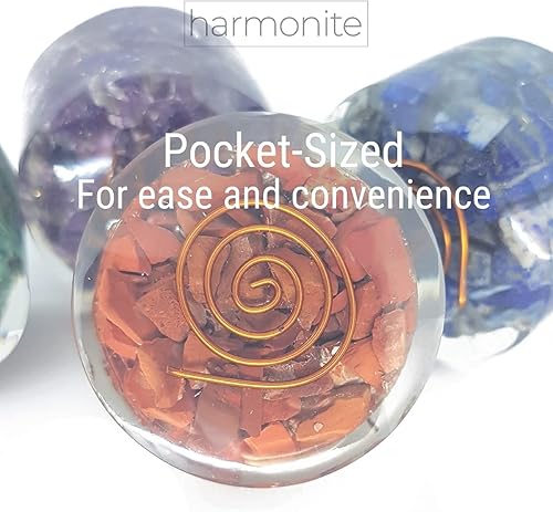 Miniatura 7 de Juego de 4 cristales hechos a mano y piedras curativas, juego de regalo para aliviar el estrés. Amatista purificadora, jaspe rojo, cuarzo rosa,